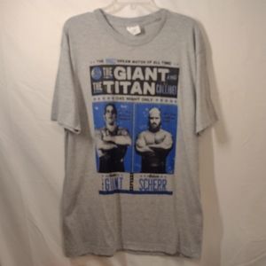 Pro Wrestling Crate Andre the Giant Adam Scherr "Dream Match" T Shirt XL. This h